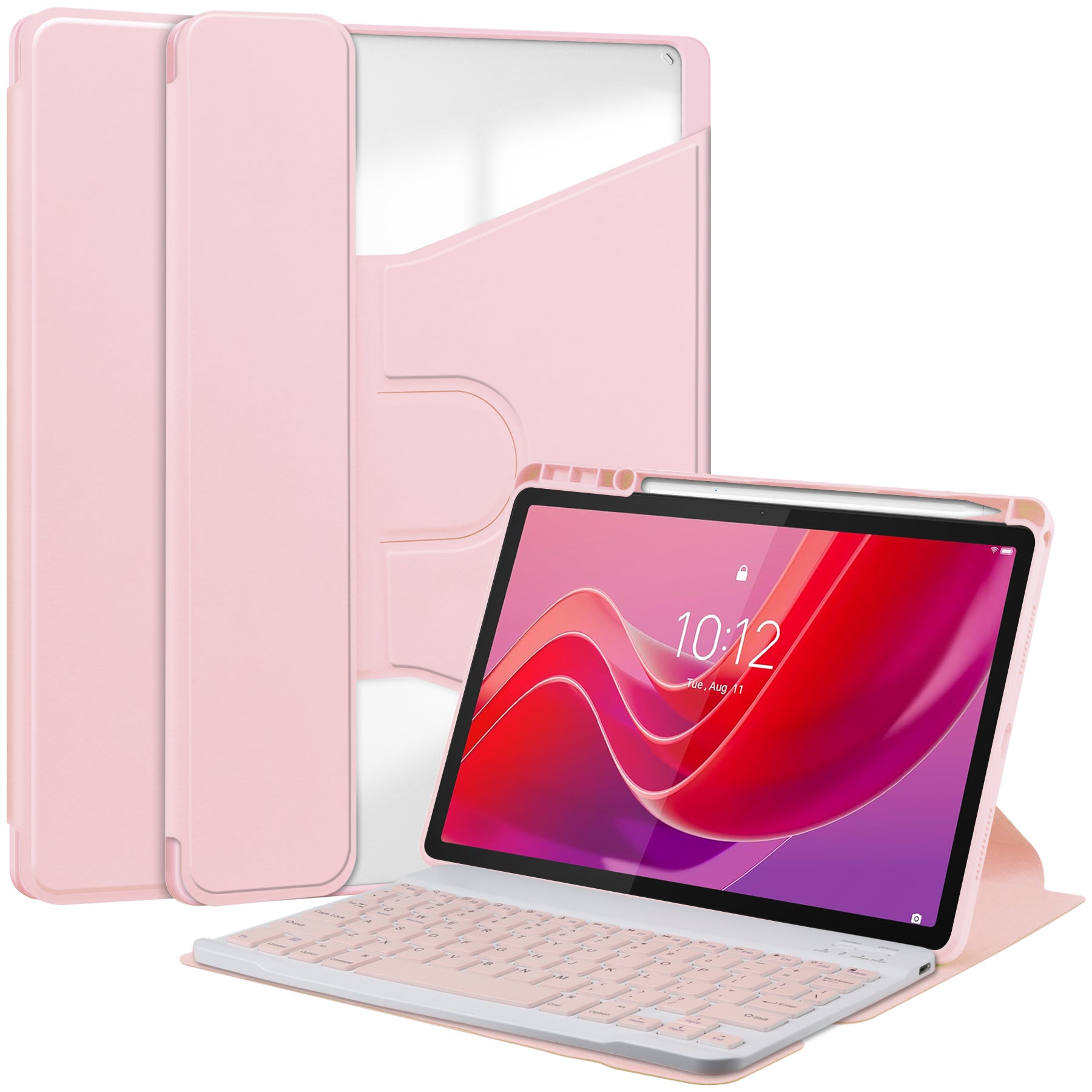 For Lenovo Tab M11 / Xiaoxin Pad 11 2024 Case PU+Acrylic Tablet Stand Cover with Bluetooth Keyboard For Lenovo Tab M11 / Xiaoxin Pad 11 2024 Case PU+Acrylic Tablet Stand Cover with Bluetooth Keyboard